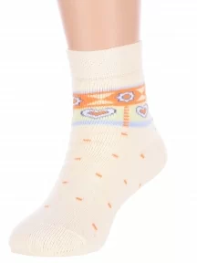 Детские махровые носки Брестские (БЧК), 14С3060, рис. 823, СВЕТЛО-ЖЕЛТЫЕ