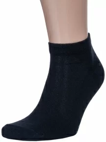 Набор из 10 пар коротких бамбуковых носков (ТМ Grinston socks), PG-15D33-10k, ЧЕРНЫЕ