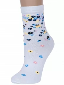 Женские носки "Красная ветка", С-1255, БЕЛЫЕ