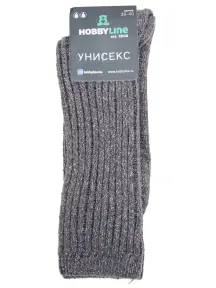 Женские носки Hobby Line СЕРЫЕ (нус80159-52-03)