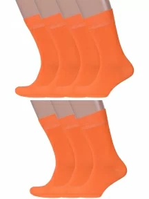 Набор из 7 пар мужских носков MSCLUB, 7-ПН-01, ОРАНЖЕВЫЕ