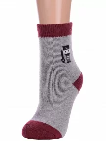 Детские теплые махровые носки Hobby Line, Ндам7629-10, СЕРЫЕ