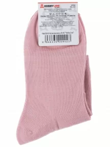 Женские носки Hobby Line, Нжх334-8, РОЗОВЫЕ