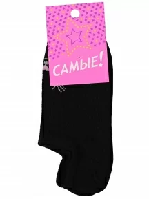 Подростковые ультракороткие носки "Красная ветка", ПС-1419, ЧЕРНЫЕ