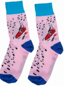 Носки unisex St. Friday Socks, tr0801, "Похищение Европы" РОЗОВЫЕ