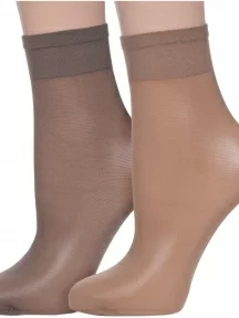 Комплект из 2 пар женских носков Conte, 2-Tension soft 20Н, микс 1