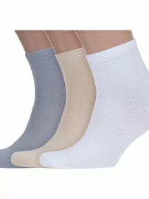 Комплект из 3 пар мужских бамбуковых носков ХОХ, 3-X-1124, микс 1