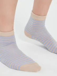 Детские носки LORENZline, Л101, БЕЖЕВО-ГОЛУБЫЕ