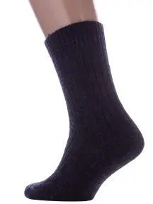 Мужские полушерстяные носки RuSocks (Орудьевский трикотаж) ЧЕРНЫЕ (М-580)