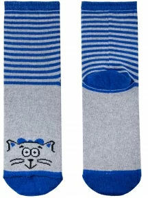 Комплект из 3 пар детских носков Альтаир, 3-С183, ВАСИЛЬКОВЫЕ