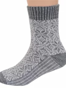 Детские полушерстяные носки RuSocks (Орудьевский трикотаж), Д-382, СЕРЫЕ, рис. 1
