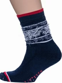 Мужские махровые носки ХОХ, XZ-3R4, ТЕМНО-СИНИЕ