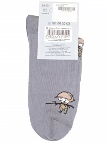 Детские носки LORENZline, П34, СЕРЫЕ