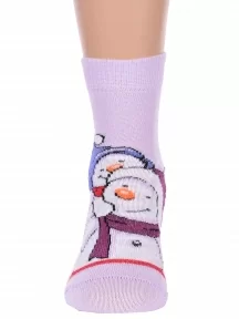 Детские носки Брестские (БЧК), 20С3079, рис. 8002, БЛЕДНО-СИРЕНЕВЫЕ