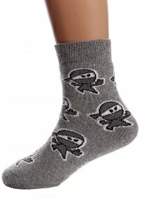 Детские махровые носки Conte kids, 21С-13/1СП, рис. 601, СЕРЫЕ