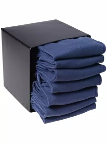 Набор мужских укороченных носков из мерсеризованного хлопка, 7 пар (ТМ Sergio di Calze), PG-17SC7-7, ДЖИНС