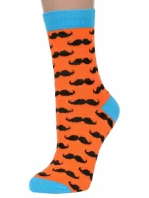 Носки unisex ХОХ FANTASY, XF-57, ОРАНЖЕВЫЕ