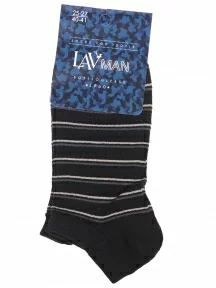 Мужские ультракороткие носки "Борисоглебский трикотаж", 4С3002/1, ЧЕРНЫЕ