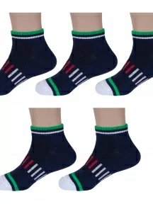 Комплект из 5 пар детских носков ХОХ, 5-SPD-15, ТЕМНО-СИНИЕ