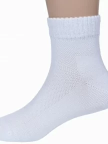 Детские бамбуковые носки "Носкофф" (АЛСУ), НД10, БЕЛЫЕ