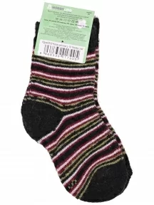 Детские теплые махровые носки Hobby Line, Ндам7630, ЧЕРНЫЕ