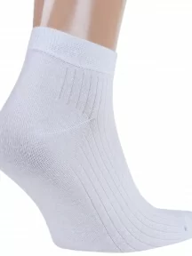 Мужские носки с сеточкой RuSocks (Орудьевский трикотаж), М3-23717, БЕЛЫЕ