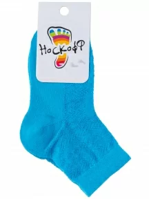 Детские носки "Носкофф" (АЛСУ), АС56, рис. 003, БИРЮЗОВЫЕ