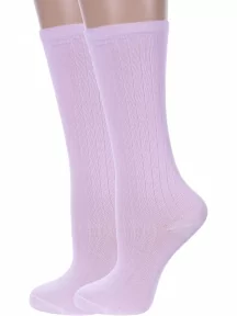 Комплект из 2 пар детских получулков Альтаир, 2-А15, СВЕТЛО-СИРЕНЕВЫЕ