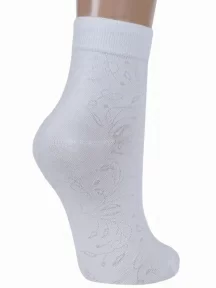 Комплект из 3 пар женских бамбуковых носков Гамма, 3-С527, КРЕМОВЫЕ