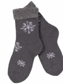 Детские махровые носки LORENZline, Л95, ТЕМНО-СЕРЫЕ