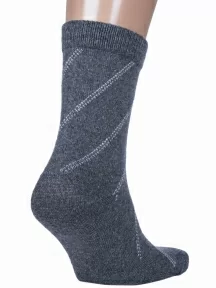 Мужские теплые носки Hobby Line, 6283, СЕРЫЕ