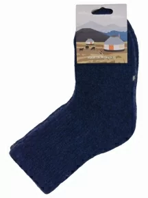 Детские носки из монгольской шерсти (Монголка), 02111, СИНИЕ