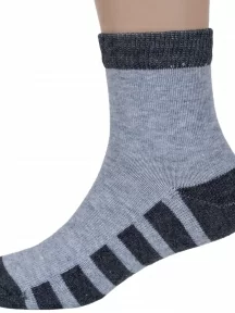 Детские носки с махровым следом "Красная ветка", С-1612, СЕРЫЕ