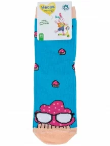 Детские носки "Борисоглебский трикотаж", 8СД1003/1, БИРЮЗОВЫЕ