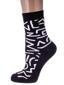 Детские махровые носки Conte kids рис. 594, ЧЕРНЫЕ (21С-13СП)
