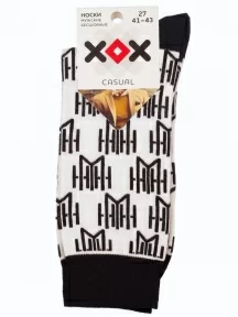 Носки unisex ХОХ FANTASY, XF-20, БЕЛЫЕ