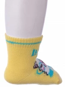 Детские носки Conte kids, 7С-54СП, рис. 470, СВЕТЛО-ЖЕЛТЫЕ