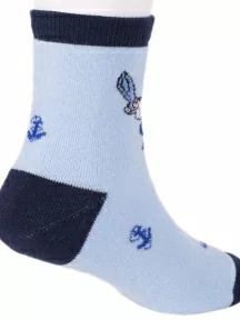 Детские махровые носки LORENZline, Л52, СИНЕ-ГОЛУБЫЕ