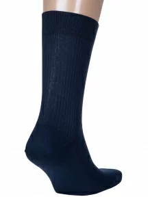 Мужские носки из 100% хлопка RuSocks (Орудьевский трикотаж), М3-11946, ТЕМНО-СИНИЕ