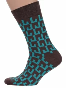 Набор из 10 пар мужских носков MSCLUB №М41, ВИ10-НМ41, микс "Полосатый"