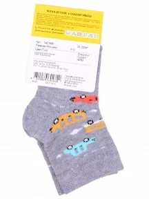 Детские носки Брестские (БЧК), 14С3081, рис. 4050, СЕРЫЕ МЕЛАНЖ