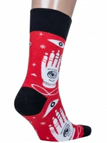 Мужские носки MSCLUB №М48, nm-543, КРАСНЫЕ