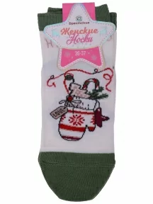 Женские носки Брестские (БЧК), 21С1145, рис. 682 МОЛОЧНЫЕ