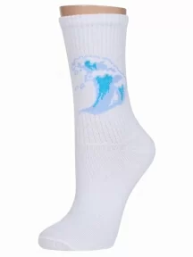 Женские носки "Челны Текстиль", L34ж, "Волна"