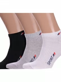 Комплект из 3 пар спортивных носков GRAND LINE, С-40/3, микс
