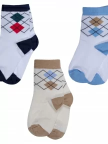 Комплект из 3 пар детских носков RuSocks (Орудьевский трикотаж), 3-Д3-13789, микс 1