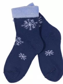 Детские махровые носки LORENZline, Л95, ТЕМНО-СИНИЕ