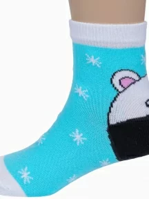 Детские носки "Борисоглебский трикотаж", 8С707, №10 БИРЮЗОВЫЕ