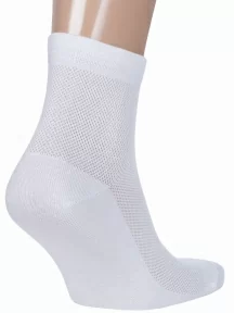 Мужские носки с сеточкой ХОХ, X-1128, БЕЛЫЕ