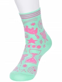 Детские носки Conte kids, 5С-11СП, рис. 945, БИРЮЗОВЫЕ